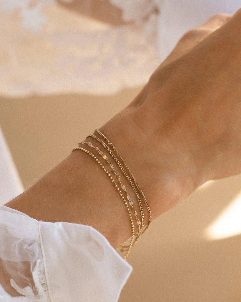 10K Shimmer Mirror Bracelet | Leah Alexandra LEAH ALEXANDRA - Ambiente Gifts, Decor & Design