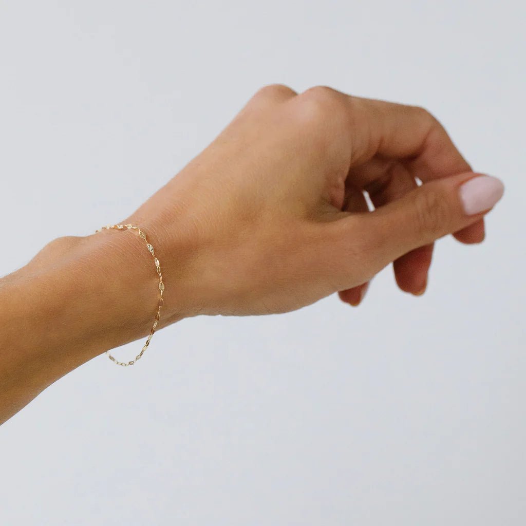 14K Shimmer Bracelet | Leah Alexandra LEAH ALEXANDRA - Ambiente Gifts, Decor & Design
