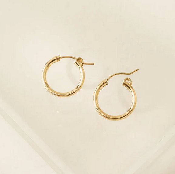 19mm Gold-Filled Wire Hoops | Lover's Tempo Lover's Tempo - Ambiente Gifts, Decor & Design