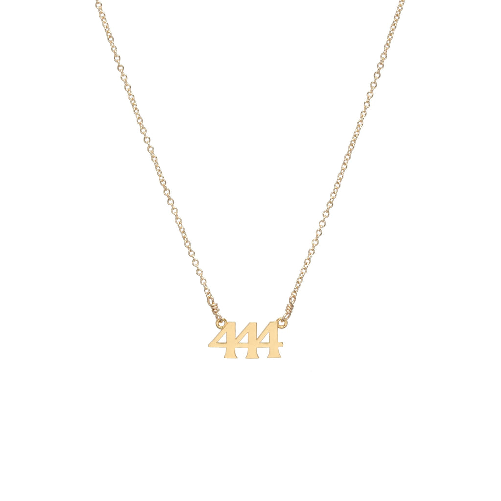 444 Angel Number Necklace | Dogeared DogEared - Ambiente Gifts, Decor & Design