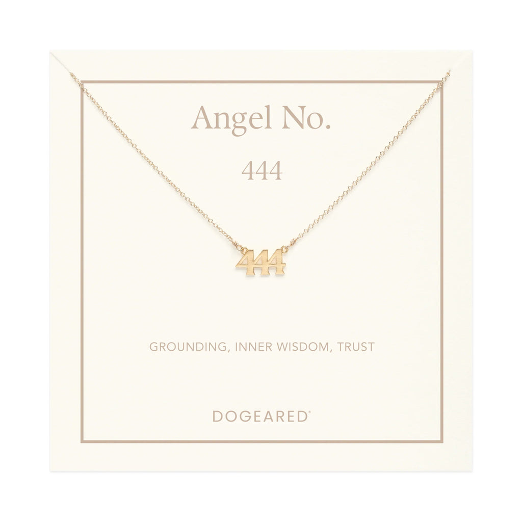 444 Angel Number Necklace | Dogeared DogEared - Ambiente Gifts, Decor & Design