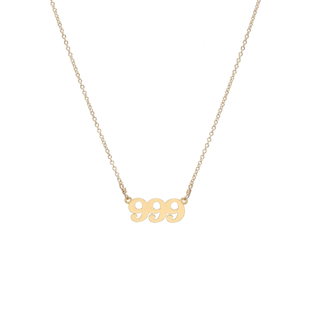 999 Angel Number Necklace | Dogeared DogEared - Ambiente Gifts, Decor & Design