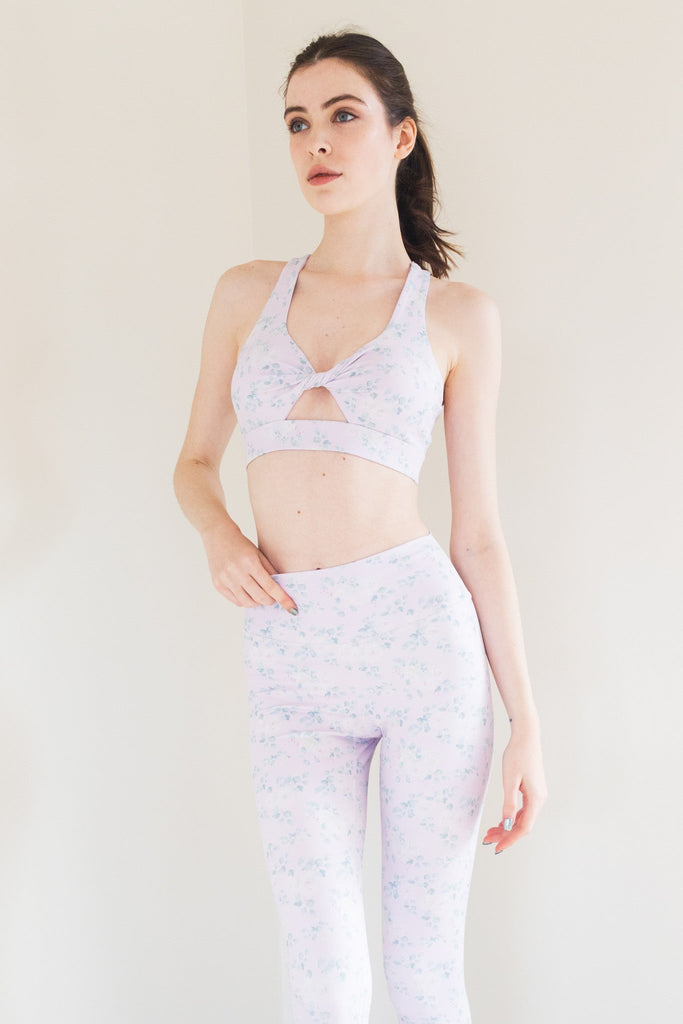 Aira Twisted Performance Bra - Rose Print | Priv Clothing PRIVILEGE CLOTHING - Ambiente Gifts, Decor & Design