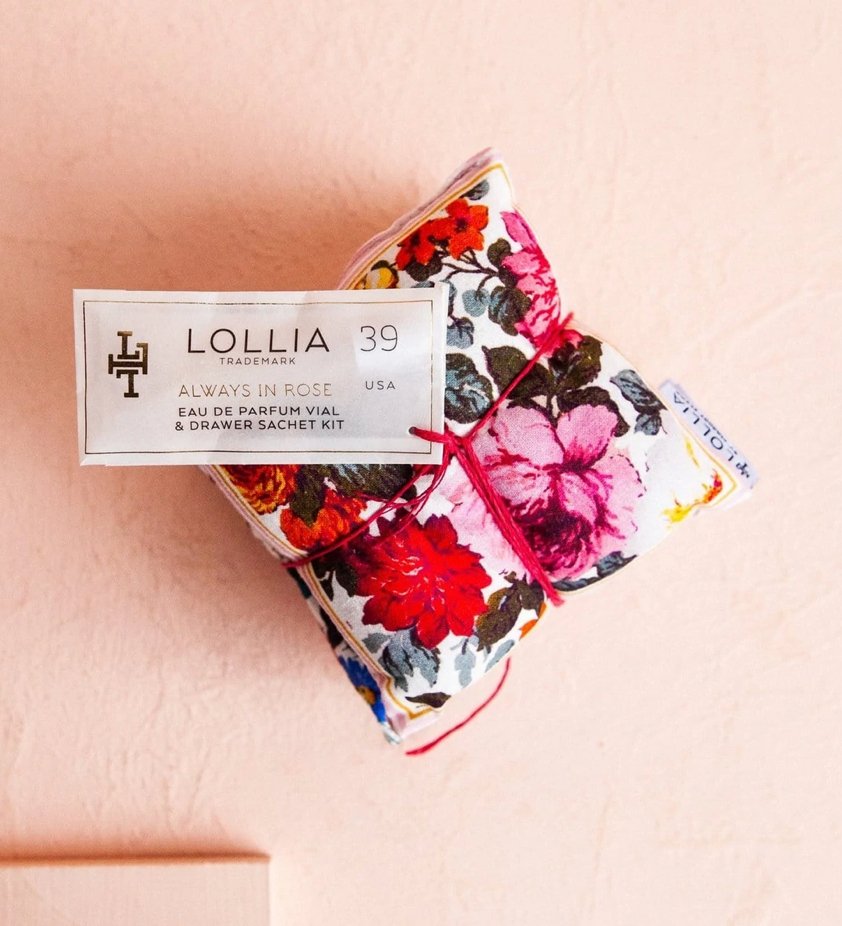 ALWAYS IN ROSE | PERFUME DRAWER SACHET KIT | LOLLIA LOLLIA - Ambiente Gifts, Decor & Design