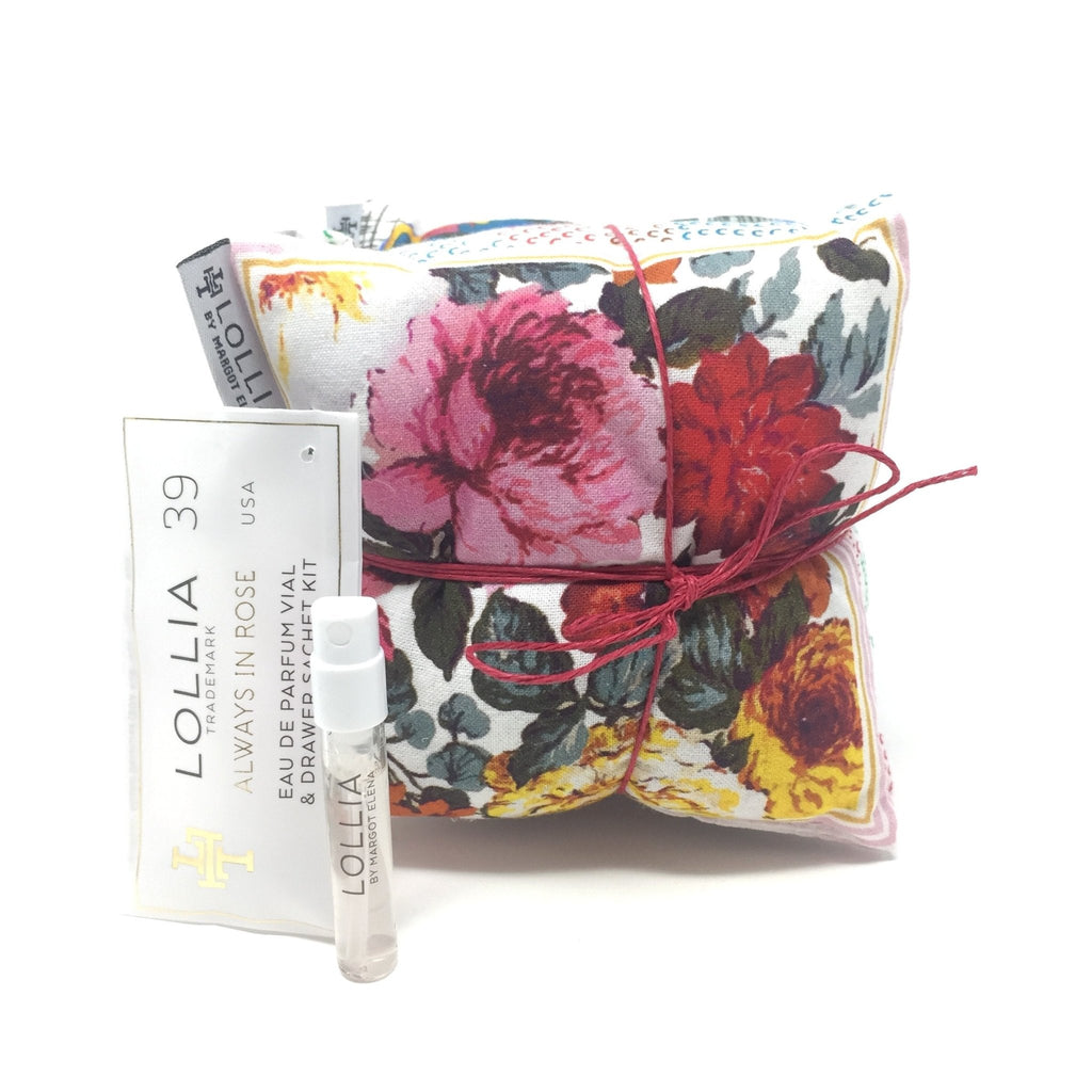 ALWAYS IN ROSE | PERFUME DRAWER SACHET KIT | LOLLIA LOLLIA - Ambiente Gifts, Decor & Design