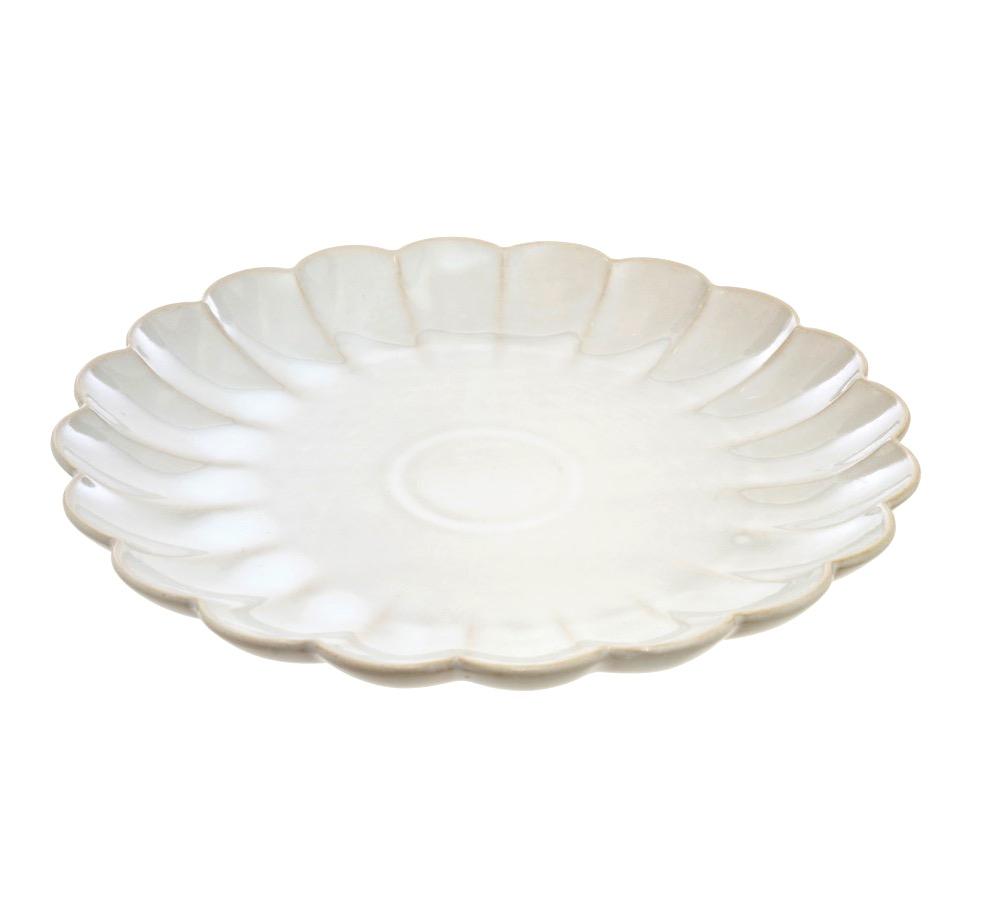 AMELIA PLATE, LARGE - WHITE Ambiente South Surrey - Ambiente Gifts, Decor & Design
