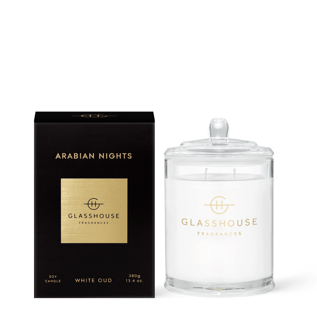 Arabian Nights Candle, 13.4oz | Glasshouse Glasshouse - Ambiente Gifts, Decor & Design