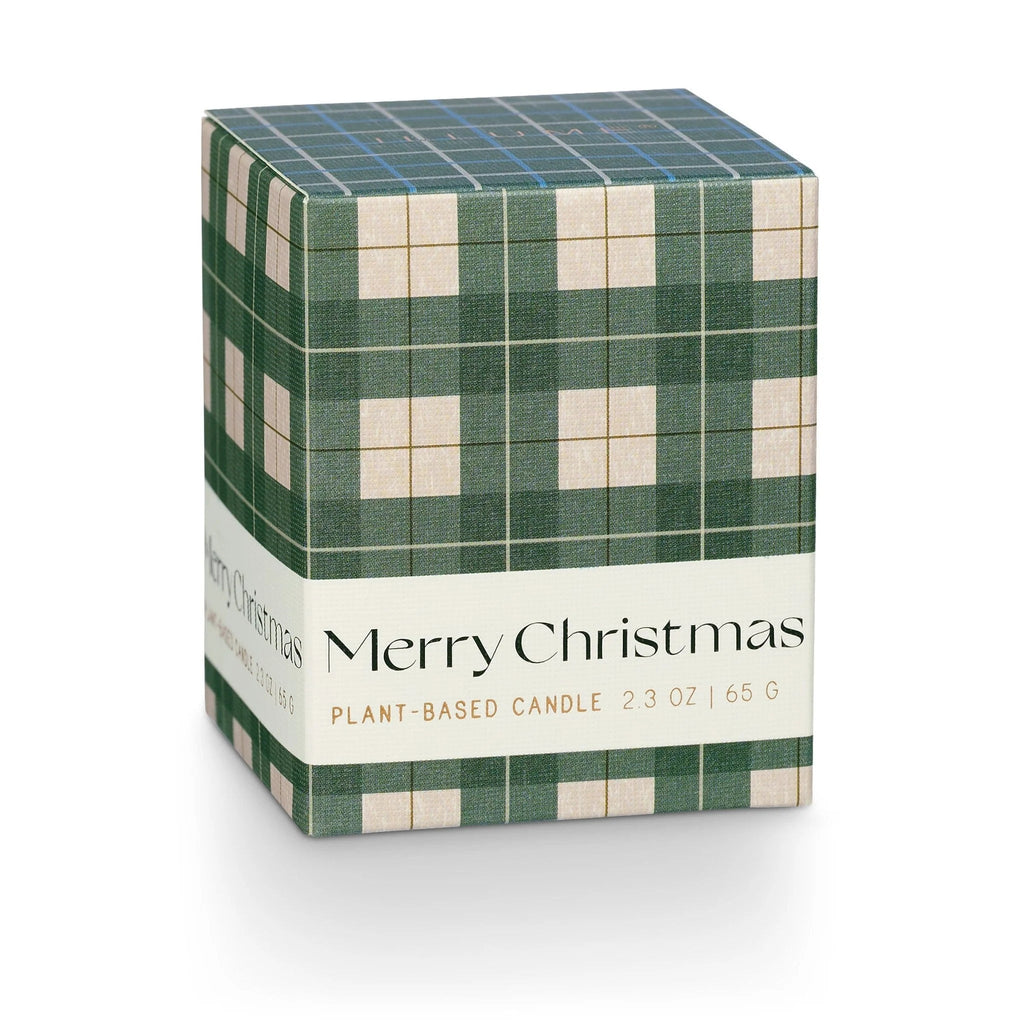 Balsam & Cedar, Merry Christmas Boxed Votive Candle | Illume ILLUME - Ambiente Gifts, Decor & Design