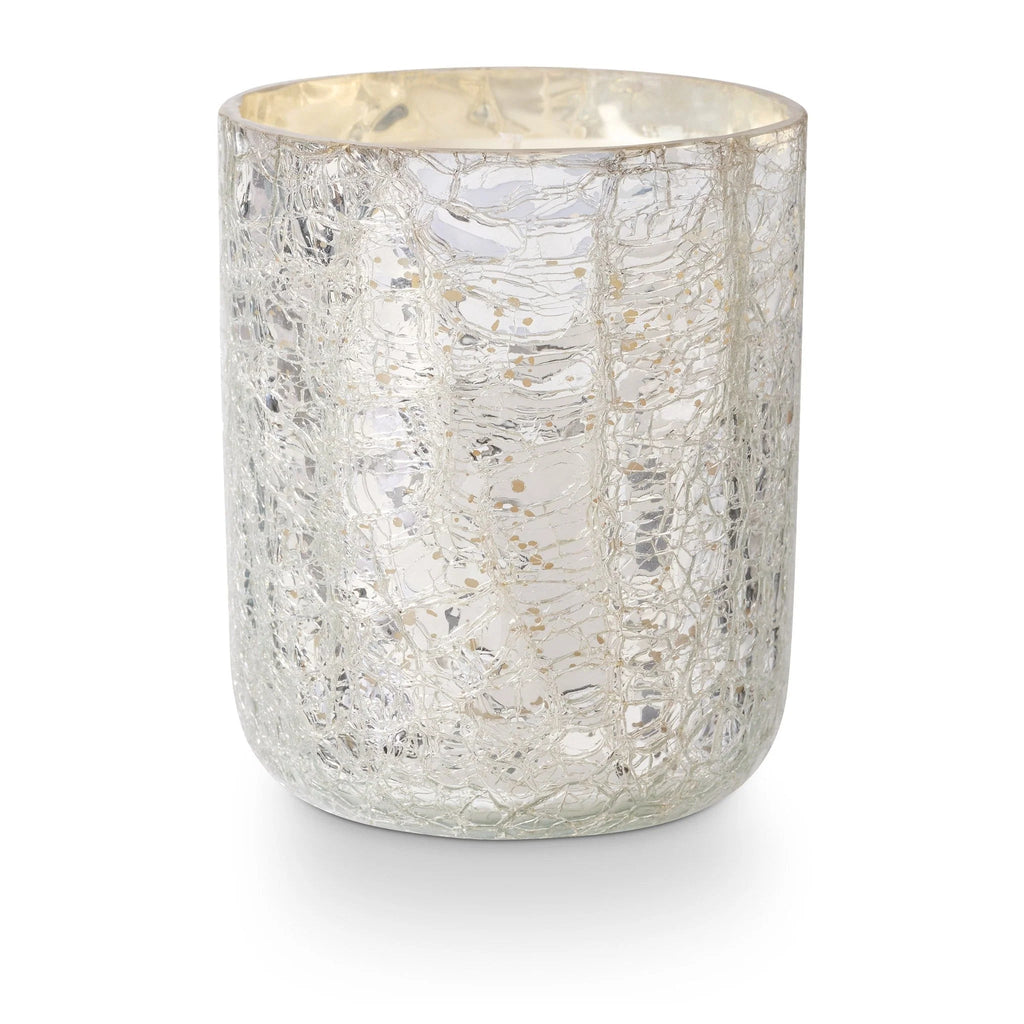 Balsam & Cedar, Small Boxed Crackle Glass Candle | Illume ILLUME - Ambiente Gifts, Decor & Design