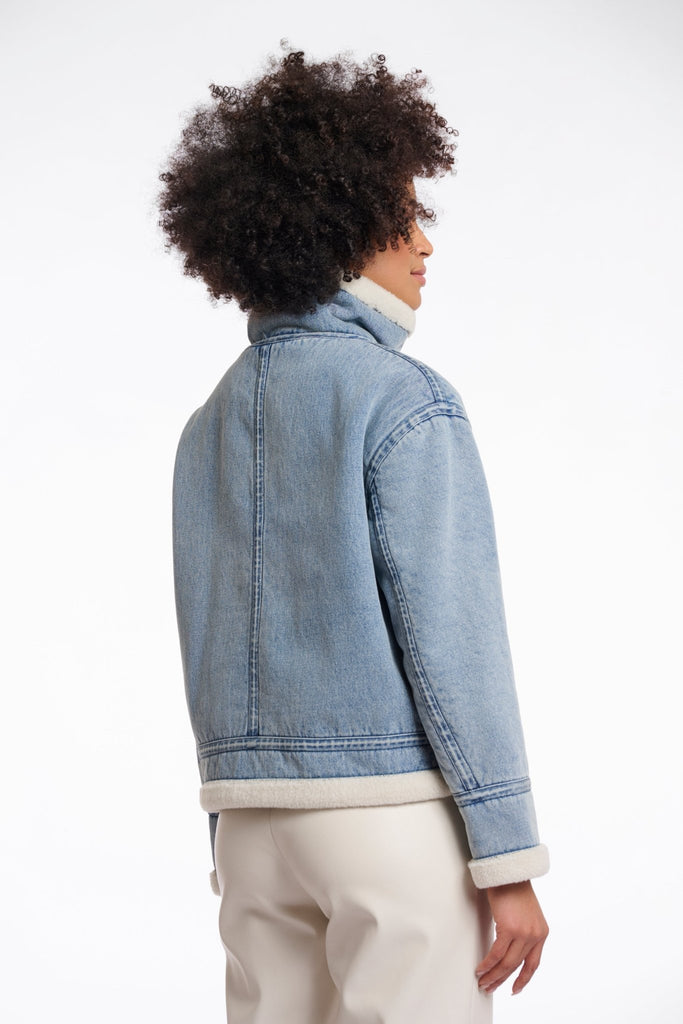 Beck Faux Fur Lined Denim Jacket | Rino & Pelle Rino & Pelle - Ambiente Gifts, Decor & Design