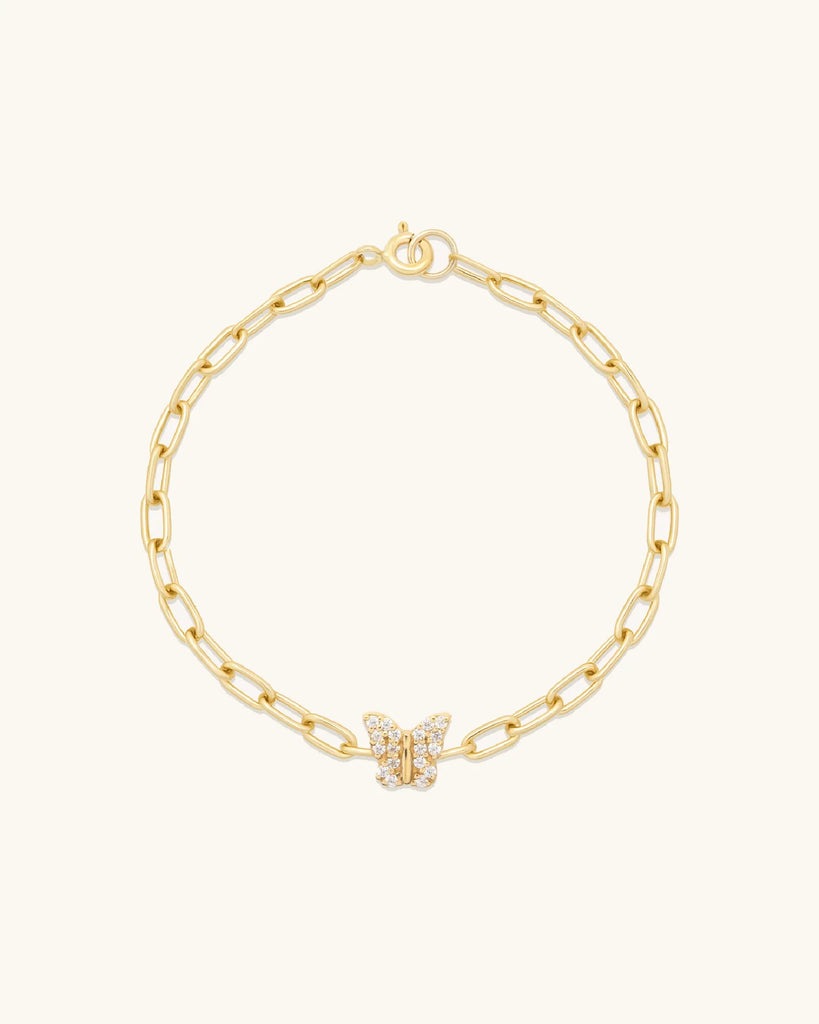 Butterfly Pave Bracelet | Leah Alexandra Leah Alexandra - Ambiente Gifts, Decor & Design