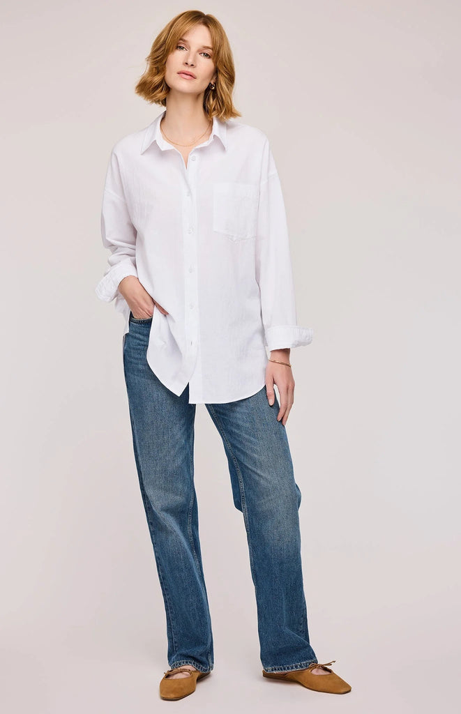 Callahan Button Down, White | Gentle Fawn Gentle Fawn - Ambiente Gifts, Decor & Design