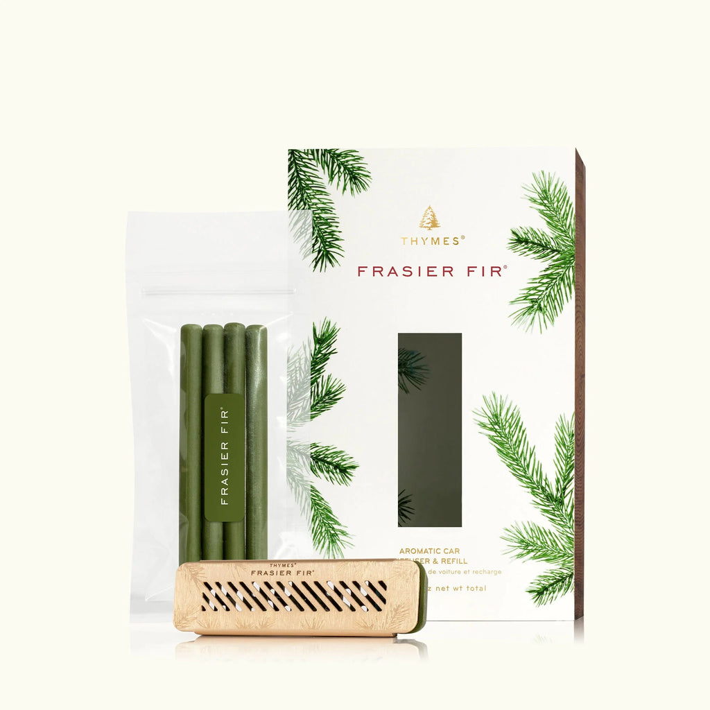 Car Diffuser Set | Thymes Frasier Fir THYMES - Ambiente Gifts, Decor & Design