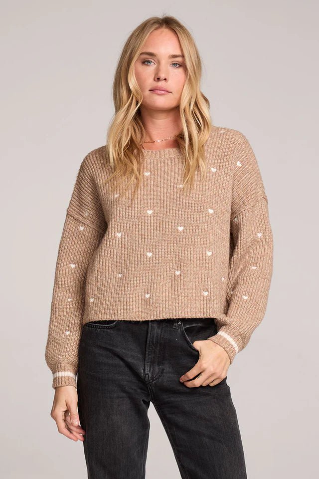 Charmer Sweater, Mocha | Saltwater Luxe Saltwater Luxe - Ambiente Gifts, Decor & Design