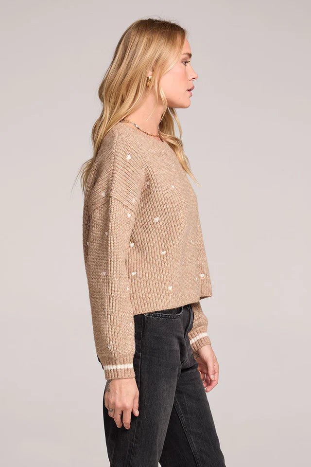 Charmer Sweater, Mocha | Saltwater Luxe Saltwater Luxe - Ambiente Gifts, Decor & Design