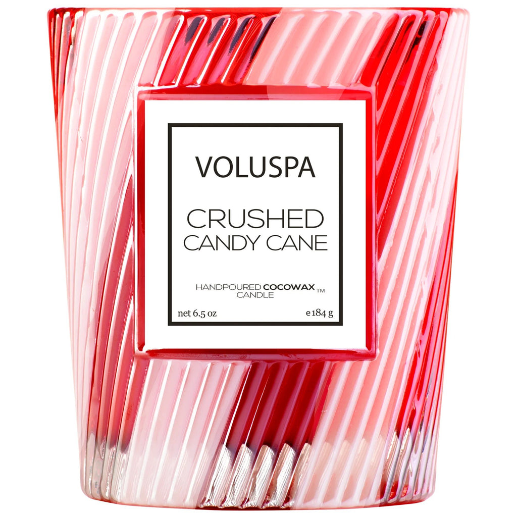 Crushed Candy Cane, Classic Candle | Voluspa VOLUSPA - Ambiente Gifts, Decor & Design