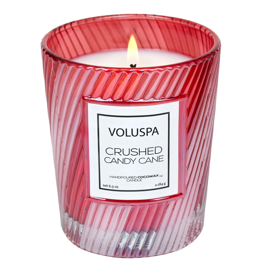 Crushed Candy Cane, Classic Candle | Voluspa VOLUSPA - Ambiente Gifts, Decor & Design