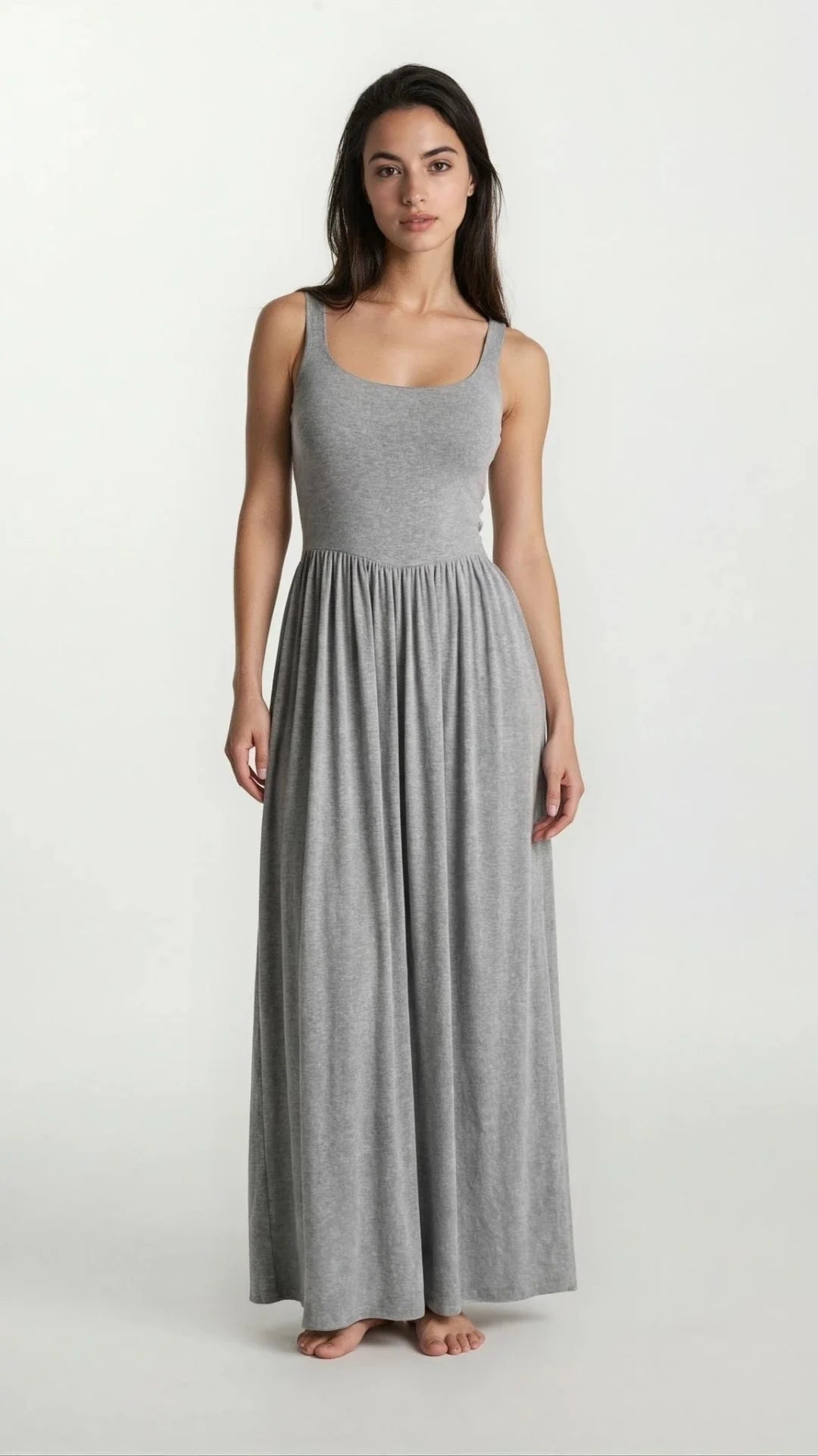 Dawn Maxi Dress, Grey