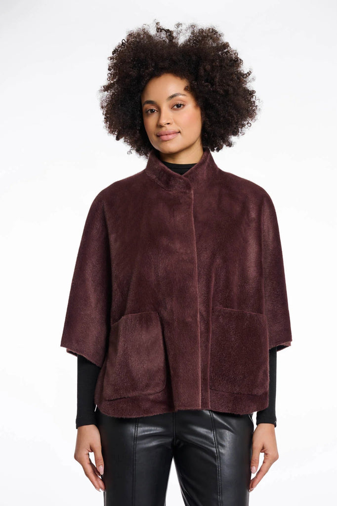 Dewi Faux Fur Cape, Chocolate | Rino & Pelle Rino & Pelle - Ambiente Gifts, Decor & Design