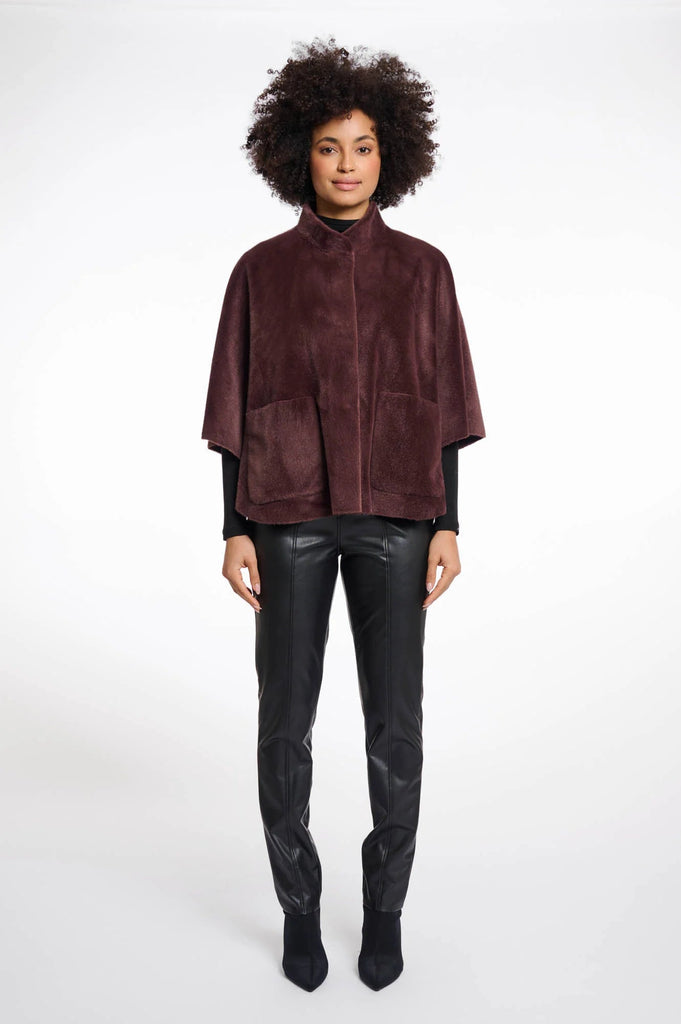 Dewi Faux Fur Cape, Chocolate | Rino & Pelle Rino & Pelle - Ambiente Gifts, Decor & Design