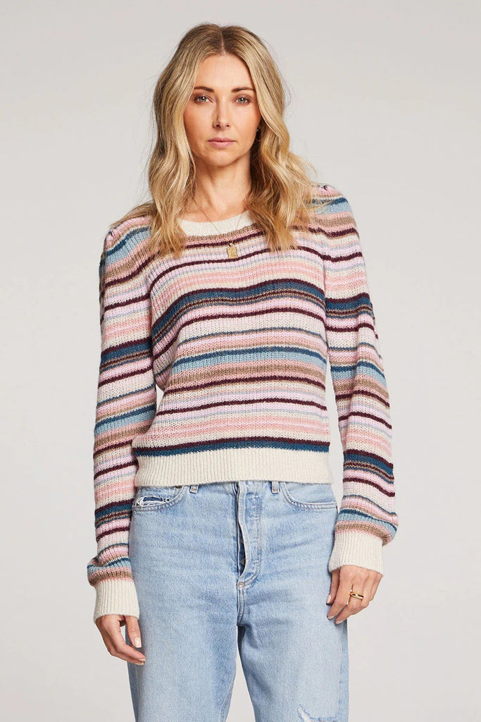 Elimia Sweater, Multi Stripe | Saltwater Luxe Saltwater Luxe - Ambiente Gifts, Decor & Design