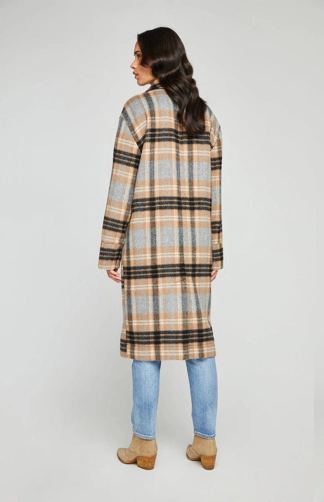 Ezra Coat, Sand Plaid | Gentle Fawn Gentle Fawn - Ambiente Gifts, Decor & Design