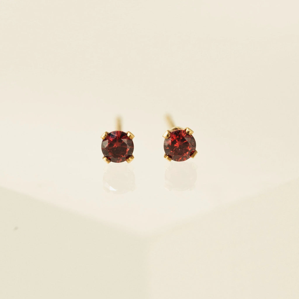 Garnet/January, Gold Filled Studs | Lover's Tempo Lover's Tempo - Ambiente Gifts, Decor & Design
