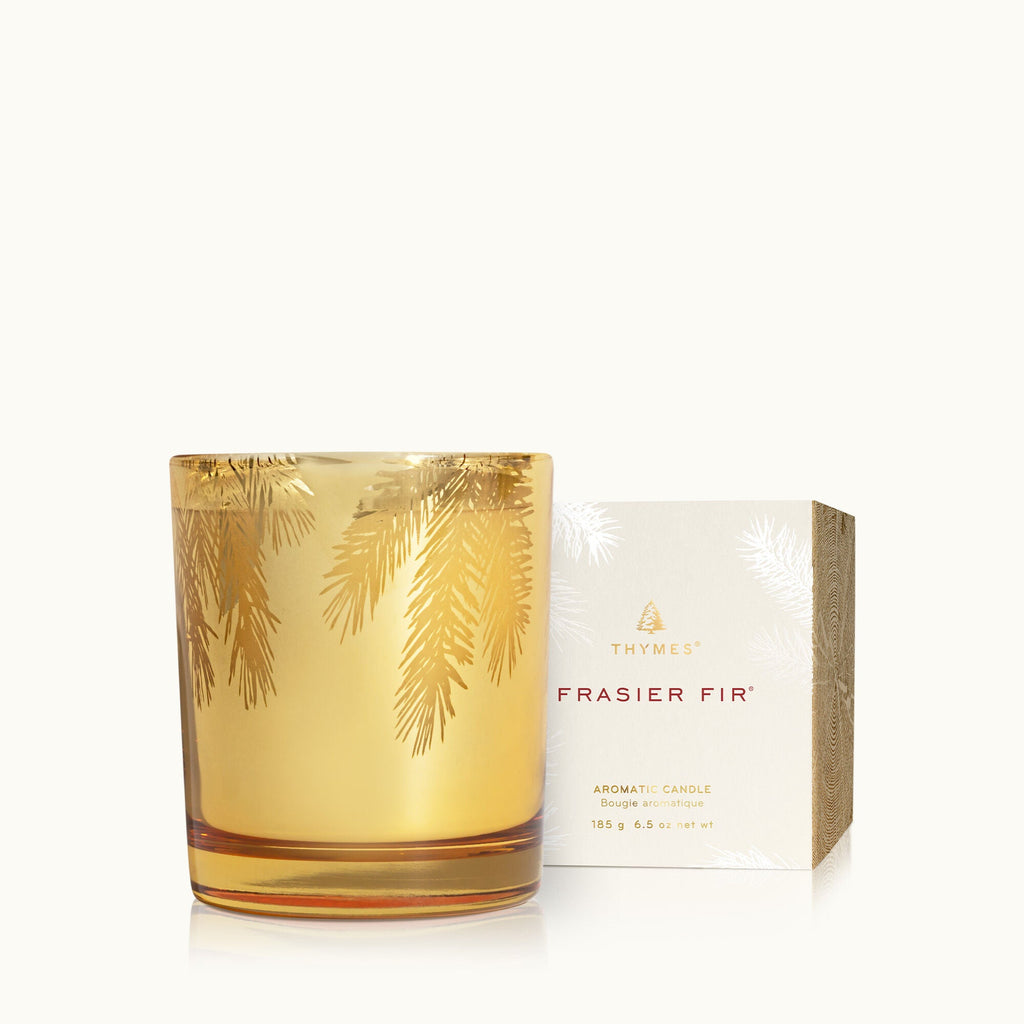 Gilded Poured Candle - 6.5oz | Thymes Frasier Fir THYMES - Ambiente Gifts, Decor & Design