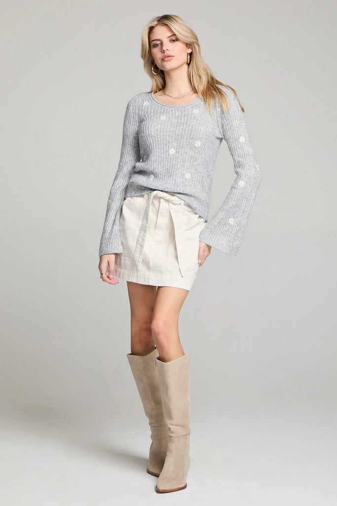Hava Sweater, Heather Gray | Saltwater Luxe Saltwater Luxe - Ambiente Gifts, Decor & Design