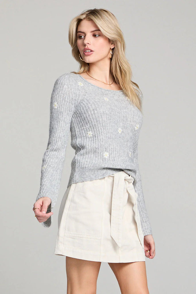 Hava Sweater, Heather Gray | Saltwater Luxe Saltwater Luxe - Ambiente Gifts, Decor & Design