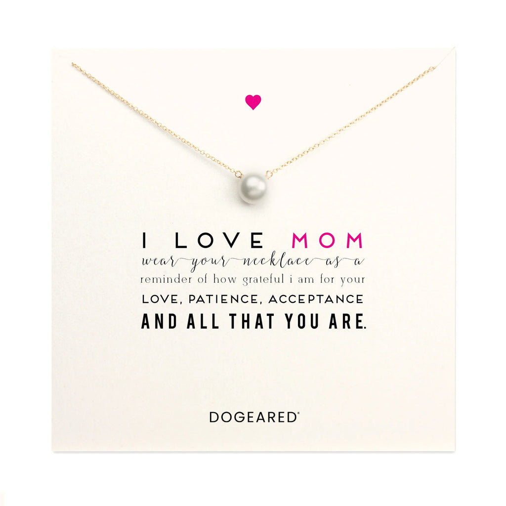 I Love Mom Necklace, Gold | Dogeared DogEared - Ambiente Gifts, Decor & Design