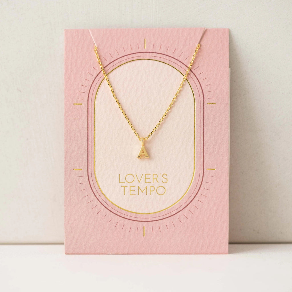 Initial Necklace, Gold | Lover's Tempo Lover's Tempo - Ambiente Gifts, Decor & Design