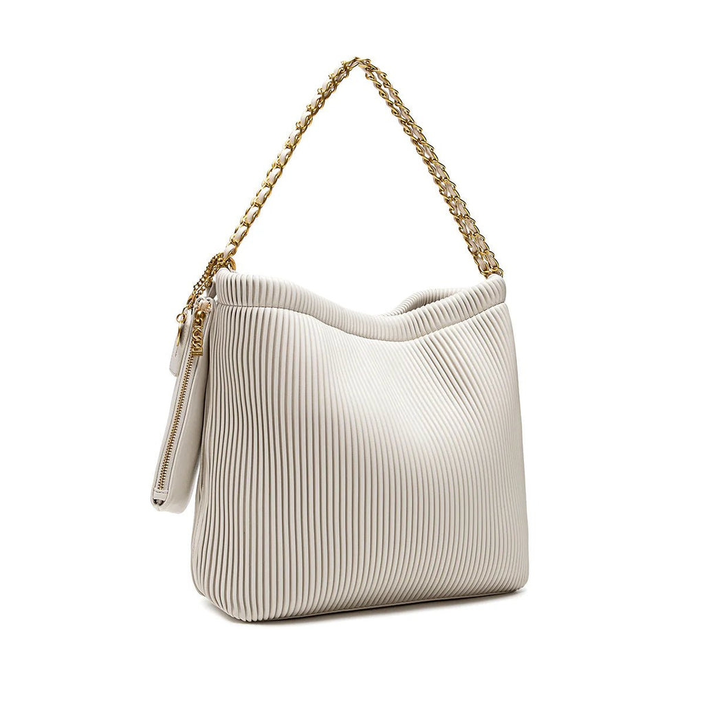 Isabella Chain Bag, Coconut Cream Pleated | Pixie Mood Pixie Mood - Ambiente Gifts, Decor & Design