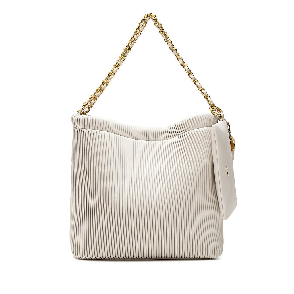 Isabella Chain Bag, Coconut Cream Pleated | Pixie Mood Pixie Mood - Ambiente Gifts, Decor & Design