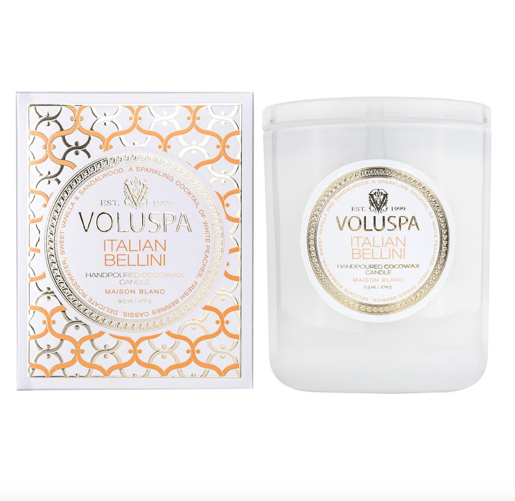 Italian Bellini, Classic Candle | Voluspa VOLUSPA - Ambiente Gifts, Decor & Design