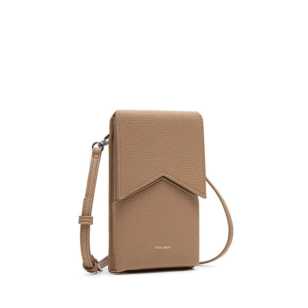 Karla Phone Crossbody, Latte Pebbled | Pixie Mood Pixie Mood - Ambiente Gifts, Decor & Design