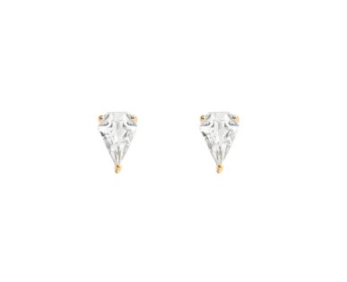 Kite Studs, White Topaz | Leah Alexandra LEAH ALEXANDRA - Ambiente Gifts, Decor & Design