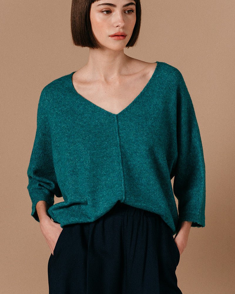 Lamara Sweater, Vert (O/S) | Grace + Mila GRACE + MILA - Ambiente Gifts, Decor & Design