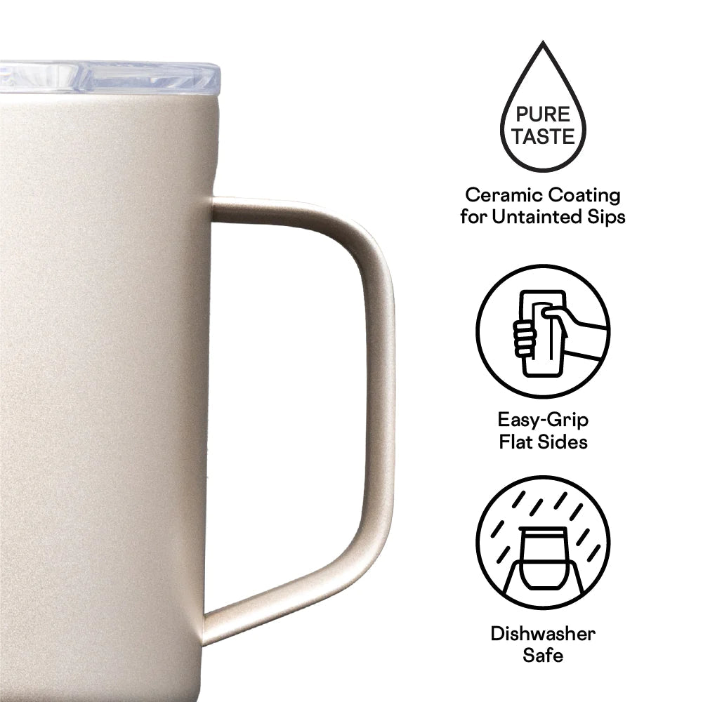 Latte with Oat Milk, Mug 16oz | Corkcicle CORKCICLE - Ambiente Gifts, Decor & Design