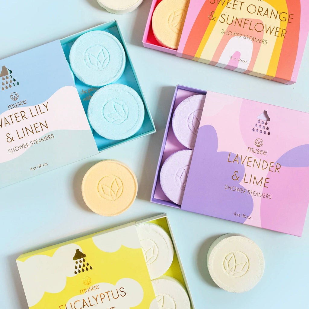 Lavender + Lime Shower Steamers | Musee Musee - Ambiente Gifts, Decor & Design