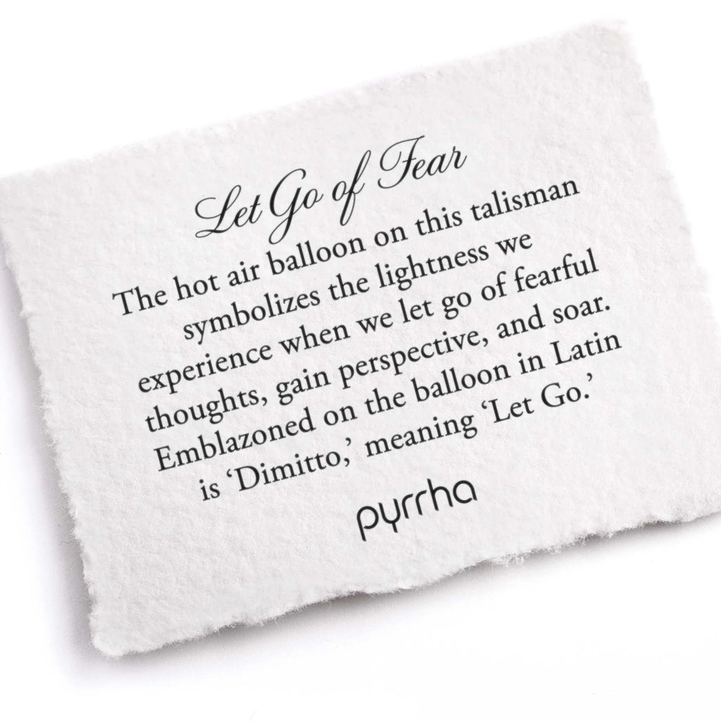 Let go of Fear 18" | Pyrrha PYRRHA - Ambiente Gifts, Decor & Design