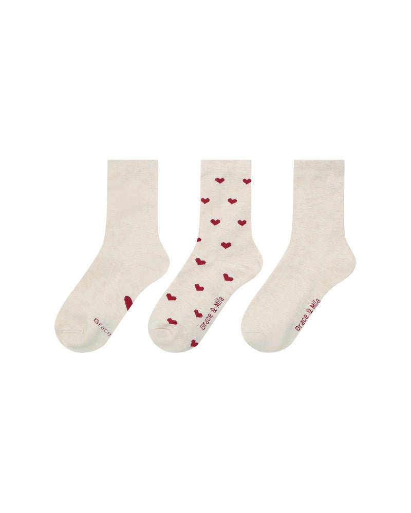 Lino Socks, Set of 3 | Grace + Mila GRACE + MILA - Ambiente Gifts, Decor & Design