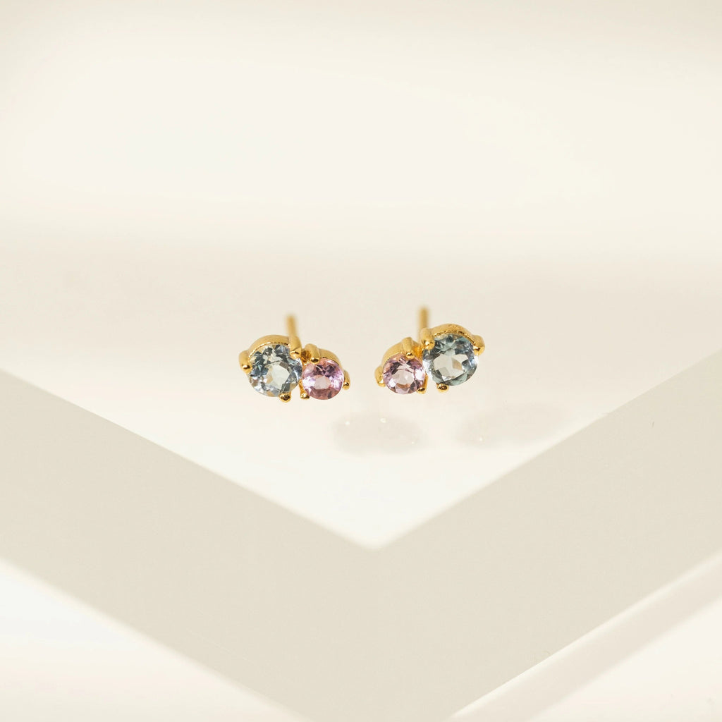 Luma Studs, Amethyst + Blue Topaz | Lover's Tempo Lover's Tempo - Ambiente Gifts, Decor & Design