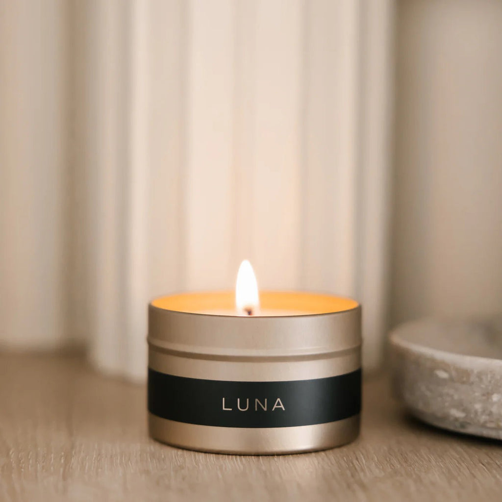 LUNA | GOLD TIN | RITUAL COLLECTION | CANVAS CANDLE CO. Canvas Candle Company - Ambiente Gifts, Decor & Design