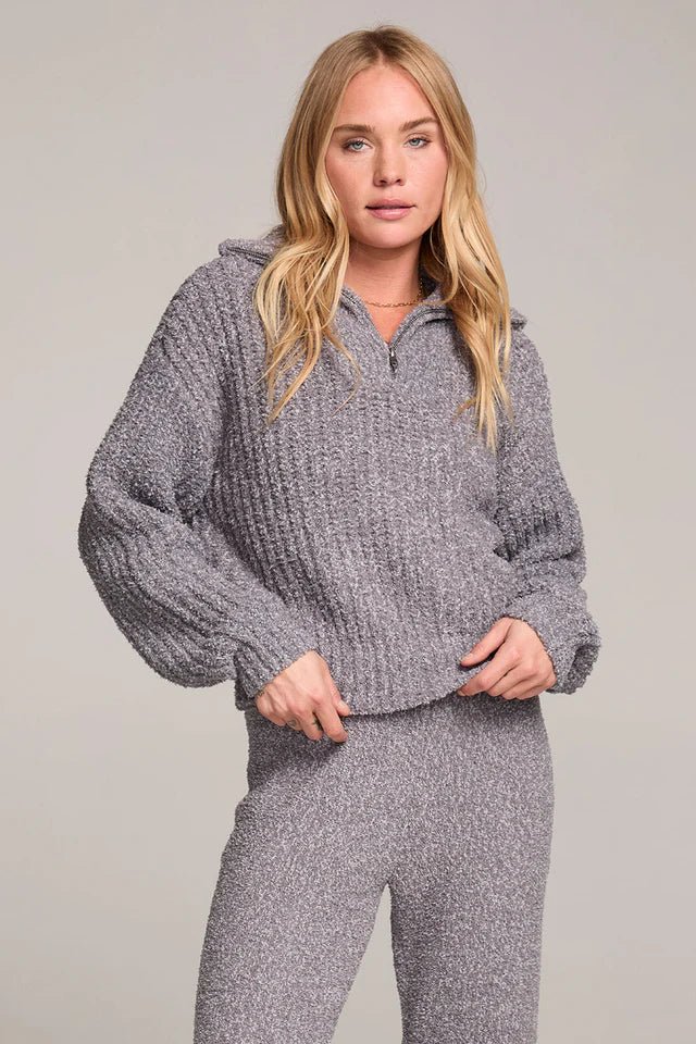 Mandie Sweater, Heather Gray | Saltwater Luxe Saltwater Luxe - Ambiente Gifts, Decor & Design