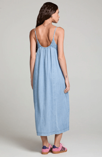 Matilda Midi Dress, Vintage Indigo | Saltwater Luxe Saltwater Luxe - Ambiente Gifts, Decor & Design