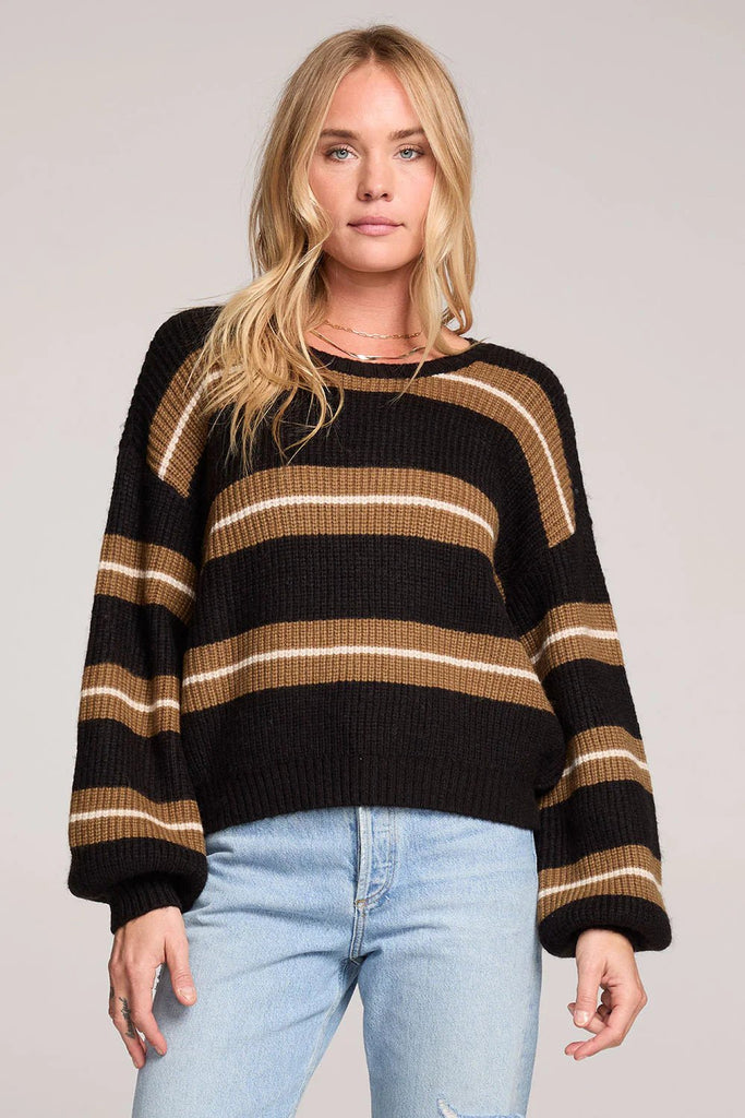 Mimi Sweater, Stripe | Saltwater Luxe Saltwater Luxe - Ambiente Gifts, Decor & Design