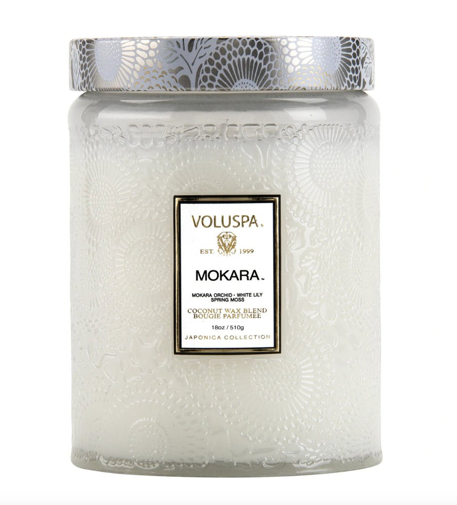 Mokara Large Jar Candle | Voluspa VOLUSPA - Ambiente Gifts, Decor & Design