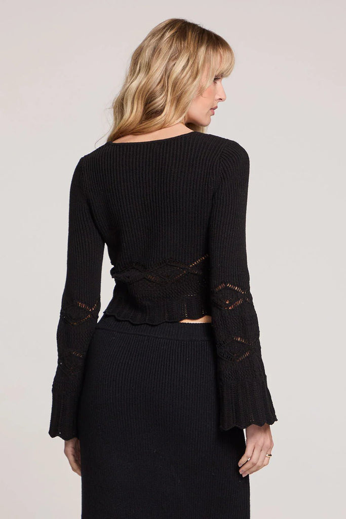 Monica Sweater, Black | Saltwater Luxe Saltwater Luxe - Ambiente Gifts, Decor & Design