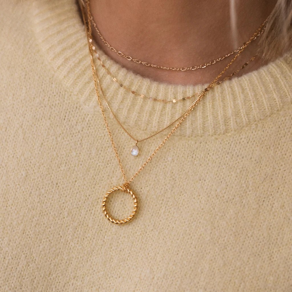 Moonstone, Sofia Slice Necklace | Leah Alexandra LEAH ALEXANDRA - Ambiente Gifts, Decor & Design